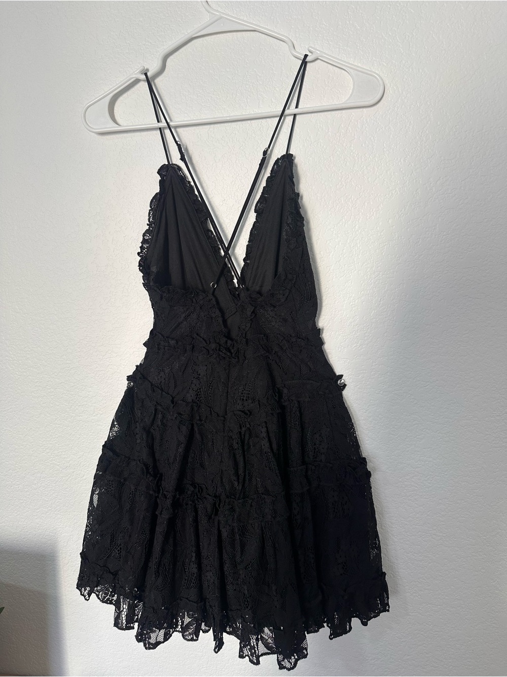 Princess Polly Black Lace Mini Dress